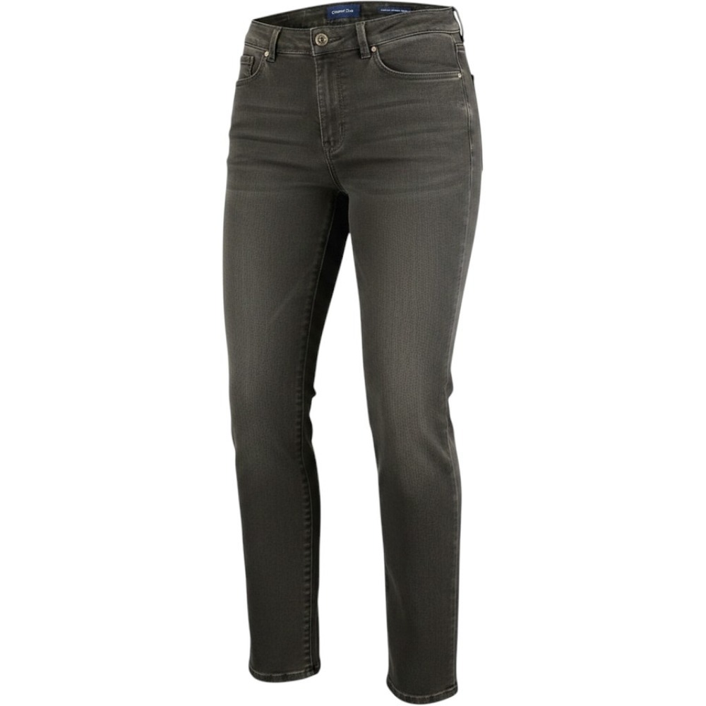 Charter Club Bristol Skinny Ankle Jeans Womens 8 Faded Black Stretch Denim Pants